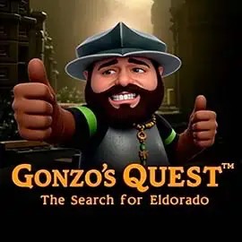 Gonzo's Quest slot logo by NetEnt at SlotsGem CasinoGonzo's Quest